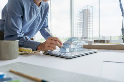 تصاميم ثلاثية الأبعاد دقيق وواقعي باستخدام برامج هندسية متقدمة لمشروع معماري حديث